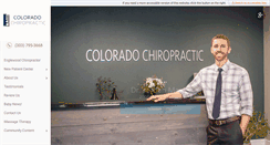 Desktop Screenshot of coloradochiropracticclinic.com